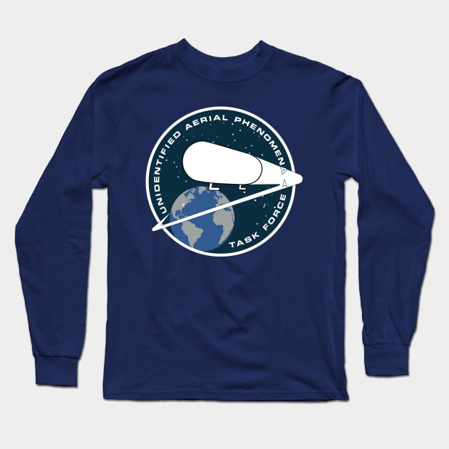 Unidentified Aerial Phenomena Task Force (UAPTF) Tic Tac - Space Force Colour Variant Long Sleeve T-Shirt by 33oz Creative